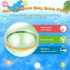 Silicon Magnetic Self Sealing Reusable Water Ballons